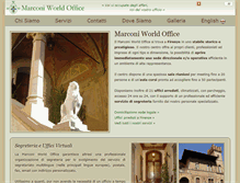 Tablet Screenshot of marconiworldoffice.it
